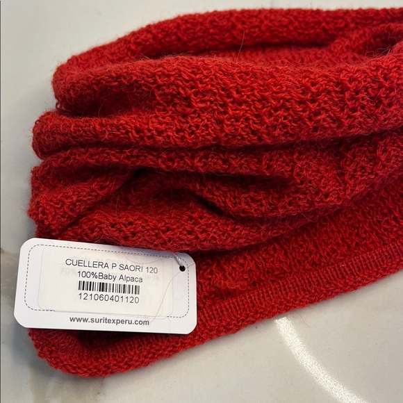 100% Baby Alpaca cowl scarf  choose color - Picture 2 of 6